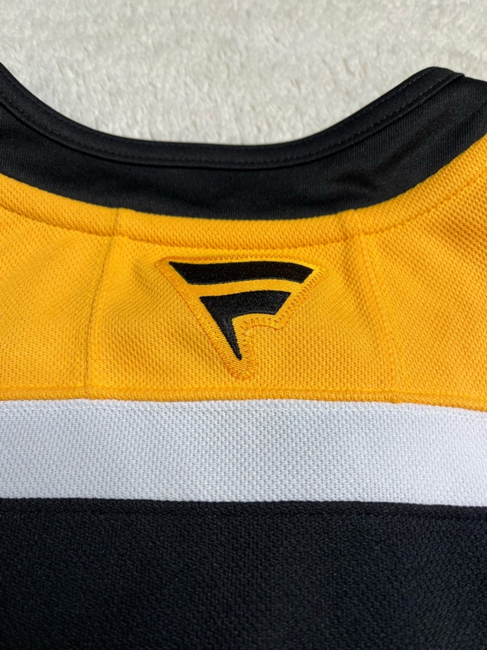 NWT New Fanatics Premium NHL Boston Bruins Hockey Fight Strap Jersey Mens 52 XL - Picture 5 of 10
